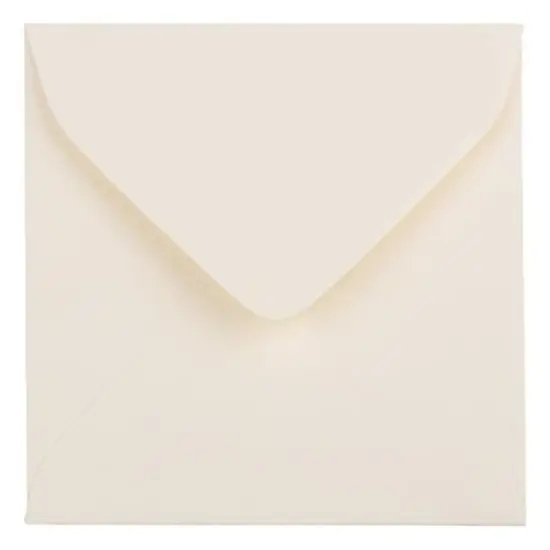 JAM Paper 3.125" x 3.125" Natural White Wove Strathmore Invitation Envelopes {1}