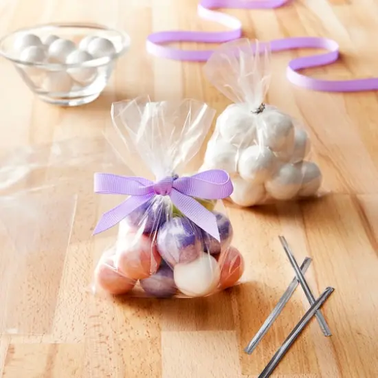 6" Clear Rectangle Treat Bags with Ties by Celebrate It&reg;, 100ct. {3}