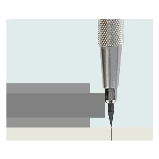 Pro Art&reg; 10" Smoke 45/90 Triangle With Ink Edge & Finger Lift {6}