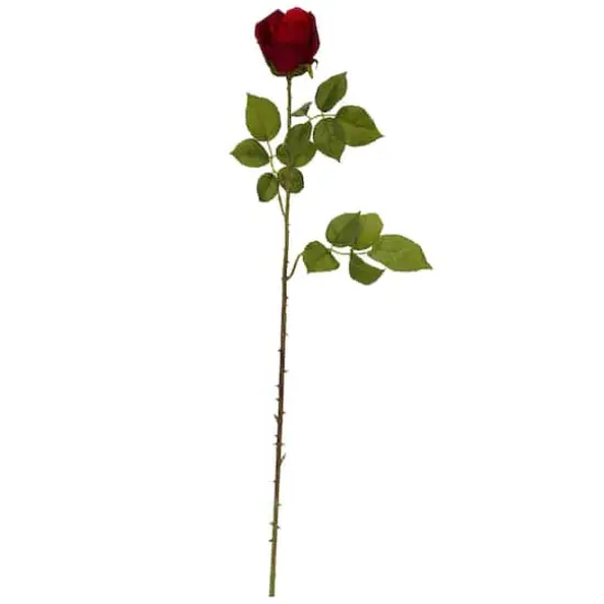 Elegant Red Rose Bud Stem, 6ct. {1}
