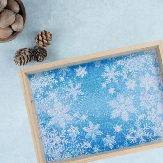 10" x 14" Snowflake Diamond Art Tray Kit by Make Market&reg; {4}