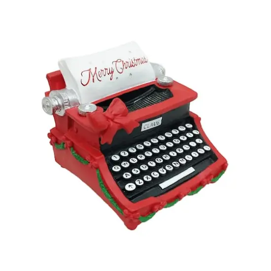 5" Red Typewriter Tabletop Décor by Ashland® {3}