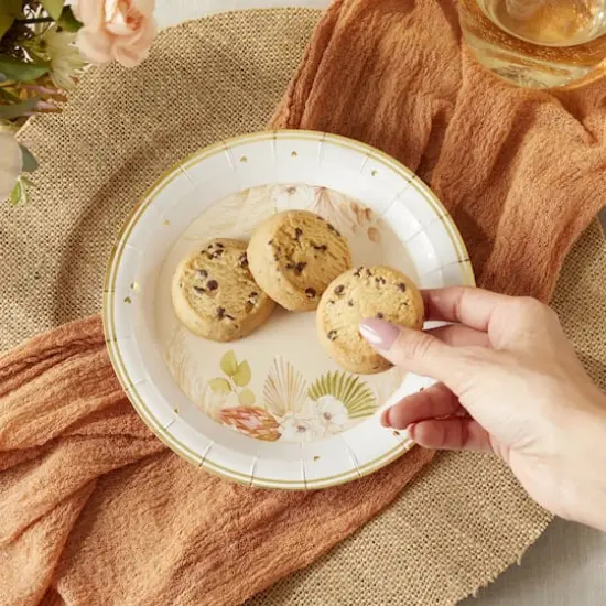 Kate Aspen 7" Boho Premium Paper Plates Set, 16ct. {4}