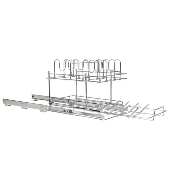 Household Essentials Glidez Cabinet Pot & Pan Lid Organizer {7}