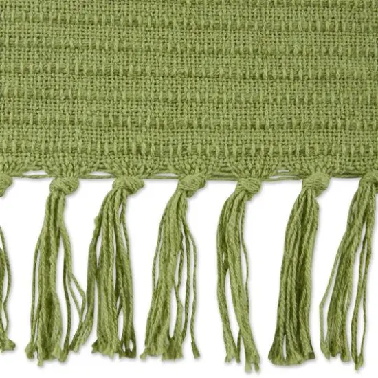 DII&reg; Antique Green Solid Ribbed Throw {3}