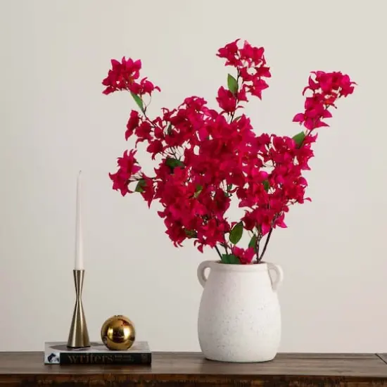 47" Pink Bougainvillea Flower Stems, 3ct. {3}