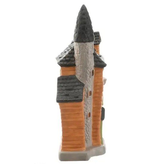 12" Haunted House with Tower & LED Light {6}