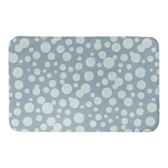 Bubbles All Over Bath Mat Blue {1}