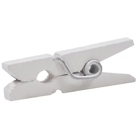 JAM Paper 7/8" Wood Clothespins, 100ct. White {5}