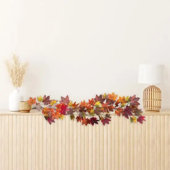 5ft. Maple Leaf Garland {3}