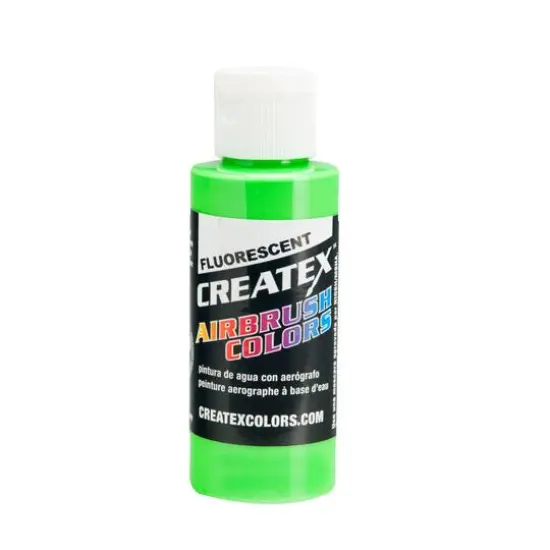 Createx&trade; Fluorescent Airbrush Color, 2oz. 5404 Green {1}