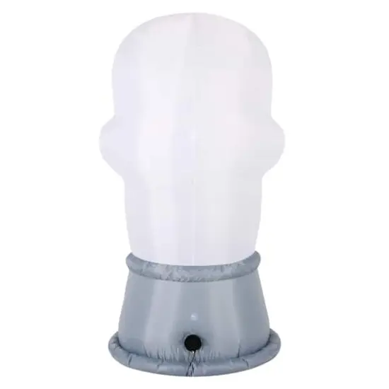 6ft. Airflowz Inflatable Halloween Skull with Swirling Lights {5}