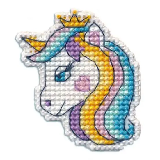 Oven Badge Unicorn-2 Cross Stitch Kit {1}