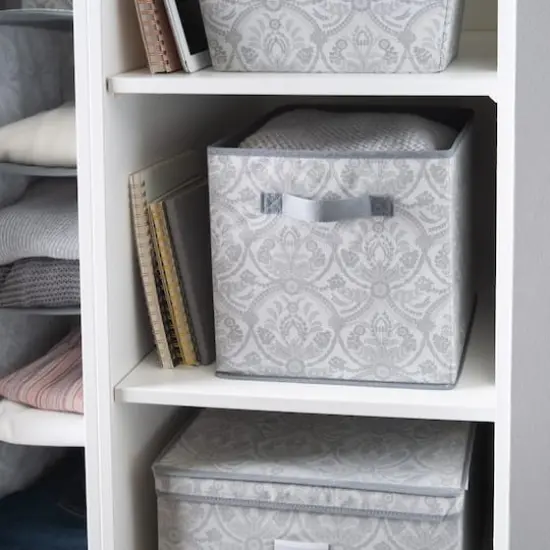 Laura Ashley Collapsible Storage Cube in Almeida {4}