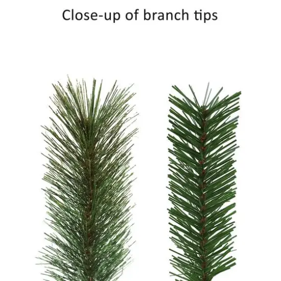 5ft. Pre-Lit Potted Glitter Artificial Tree, Clear Lights {7}