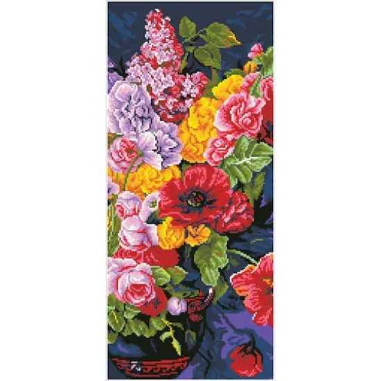 Diamond Dotz&reg; Intermediate Romantic Bouquet Diamond Painting Kit {1}
