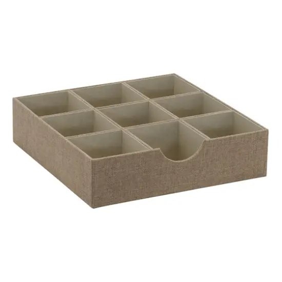 Household Essentials Drawer Organizer Tray Brown {1}