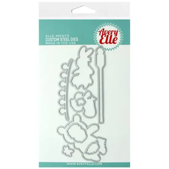 Avery Elle Elle-ments Luau Party Die Set {1}