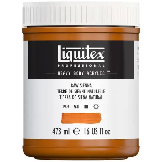 Liquitex&reg; Professional Heavy Body Acrylic&trade; Paint, 16oz. Raw Sienna {4}