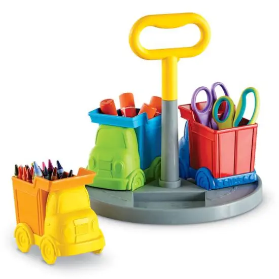 Learning Resources Create-a-Space Kiddy Caddy: Trucks {3}
