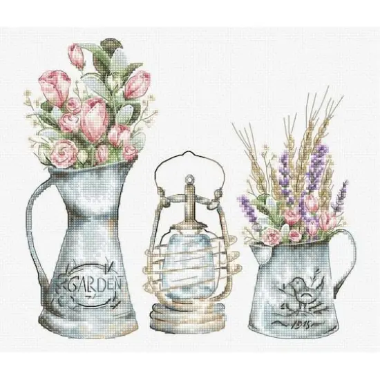 Luca-s Lamp Counted Cross Stitch Kit {4}