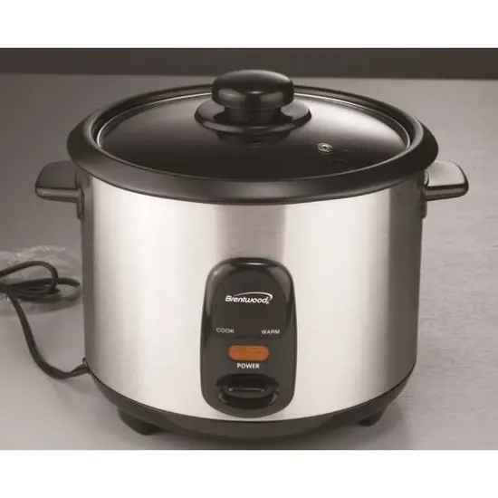 Brentwood 10-Cup Stainless Steel Rice Cooker {9}