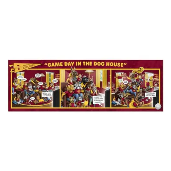 College Game Day in the Dog House 1,000 Piece Puzzle Iowa State Cyclones {5}