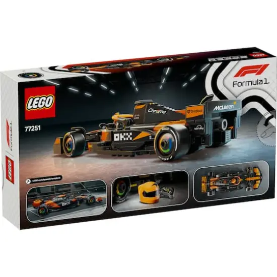 LEGO&reg; Speed Champions McLaren F1&reg; Team MCL38 Race Car Vehicle Set 77251 {4}