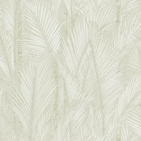 RoomMates Swaying Fronds Peel & Stick Wallpaper Taupe {1}