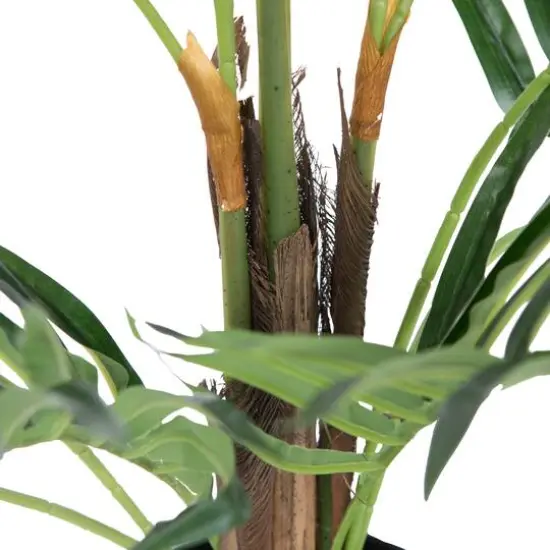 5ft. Artificial Potted Fern Palm with Real Touch Leaves {6}