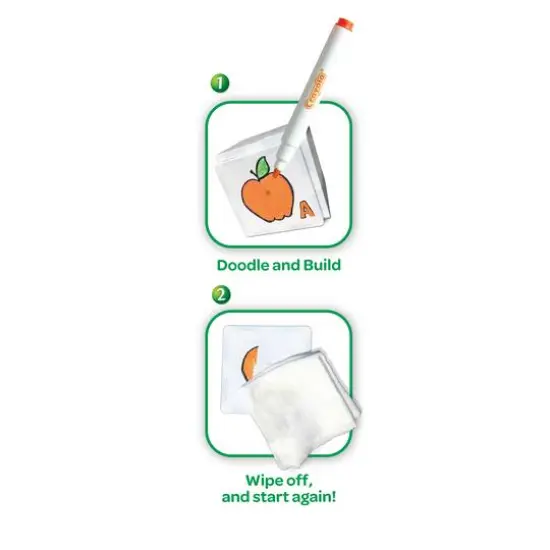 Crayola&reg; Doodle Tiles Magnetic Building Kit {4}