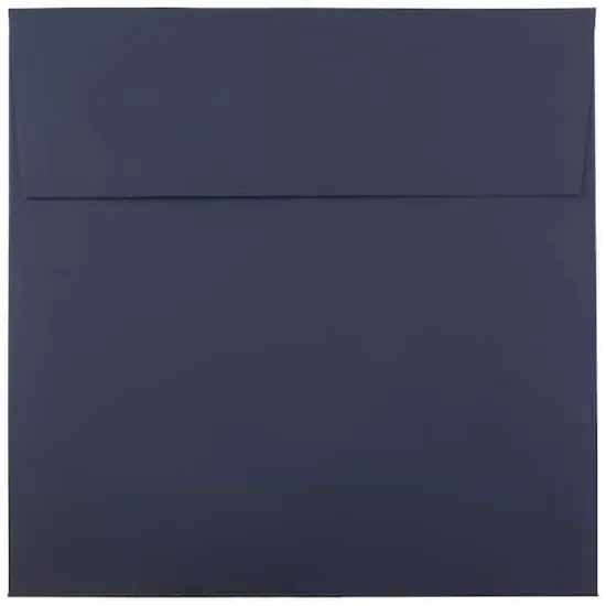 JAM Paper 8.5" x 8.5" Square Premium Invitation Envelopes, 25ct. Navy Blue {1}