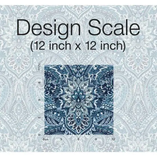 RoomMates Blue Swept Away Peel & Stick Wallpaper {6}