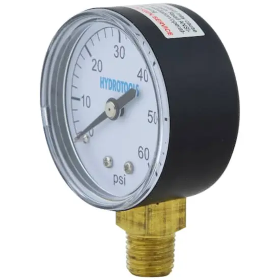 Swimline 60 PSI HydroTools Bottom Mount Pressure Gauge Swimming Pool Filter & Pump Accessory {3}