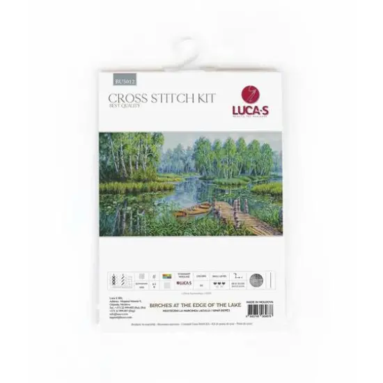 Luca-S Birches at the Edge of the Lake Counted Cross Stitch Kit {8}