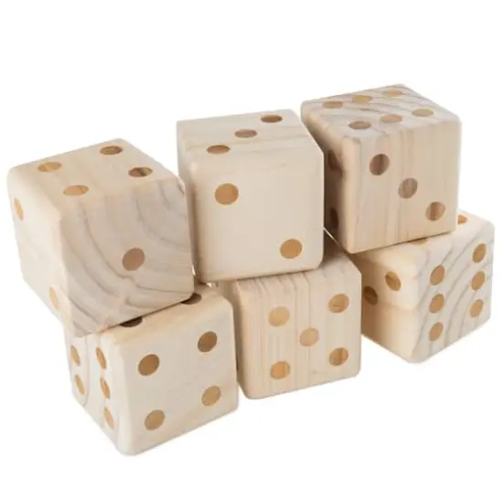 Toy Time Giant Wooden Yard Dice Game {1}