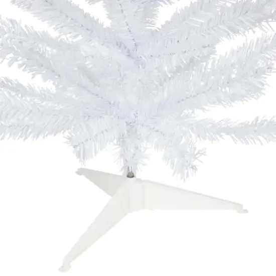 3ft. Unlit White Woodbury Pine Slim Artificial Christmas Tree {6}