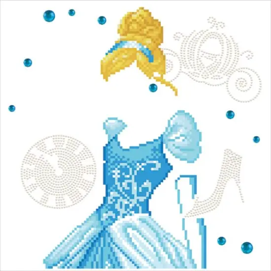 Camelot&reg; Dots Intermediate Cinderella Gracious Diamond Painting Kit {3}