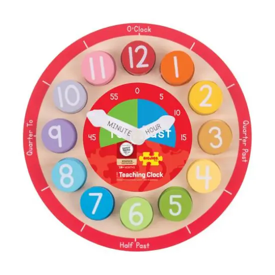 Wooden Teaching Clock {1}