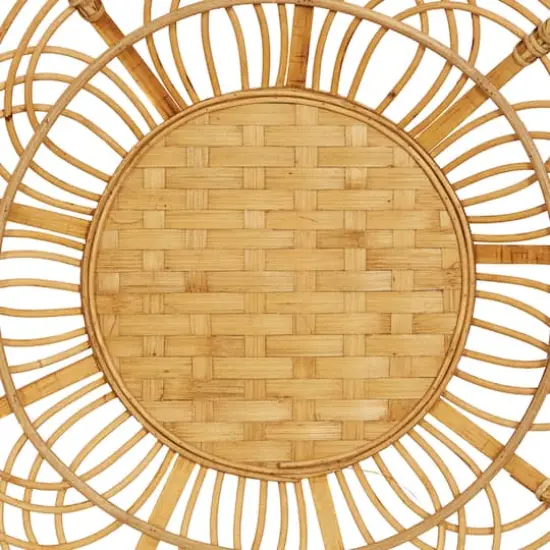 Set of 3 Brown Metal Boho Style Wall Decor 24", 20", 16" {5}