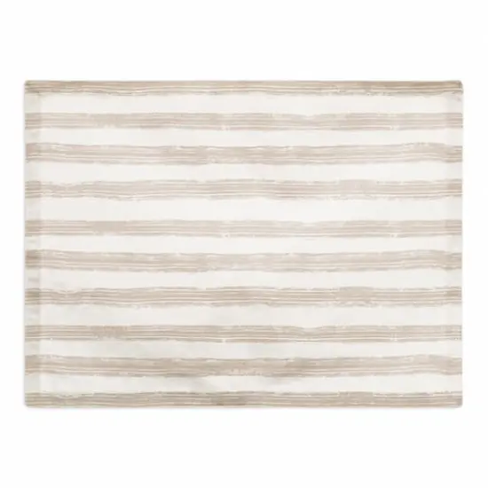 Neutral Easy Stripes Cotton Twill Placemat {1}