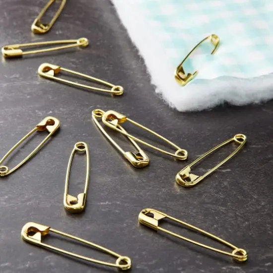 Loops & Threads&trade; Quilter's Safety Pins, Gold, 2" {3}