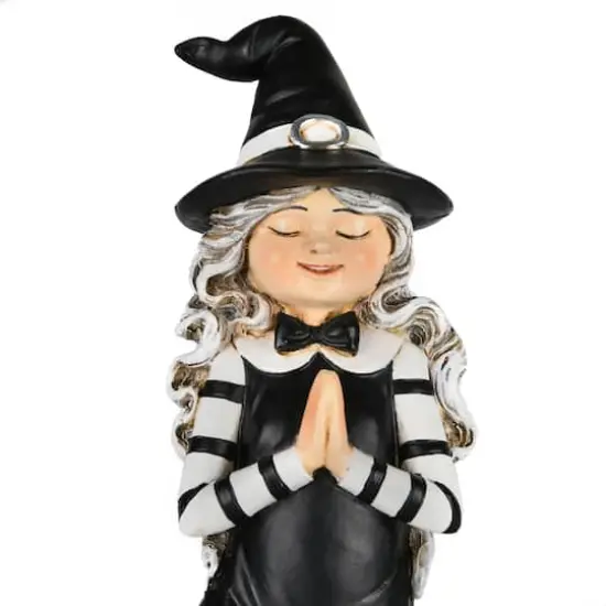 9'' Yoga Pose Witch Tabletop Halloween D&eacute;cor {3}