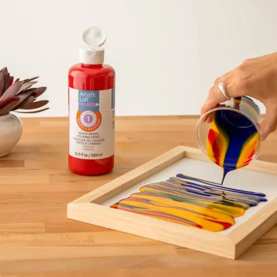 Acrylic Ready-Mixed Pouring Paint by Artist's Loft&trade; Crimson {3}