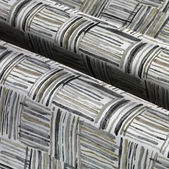 Springs Creative Modern Coastal Riot Raffia Gold Fabric {3}