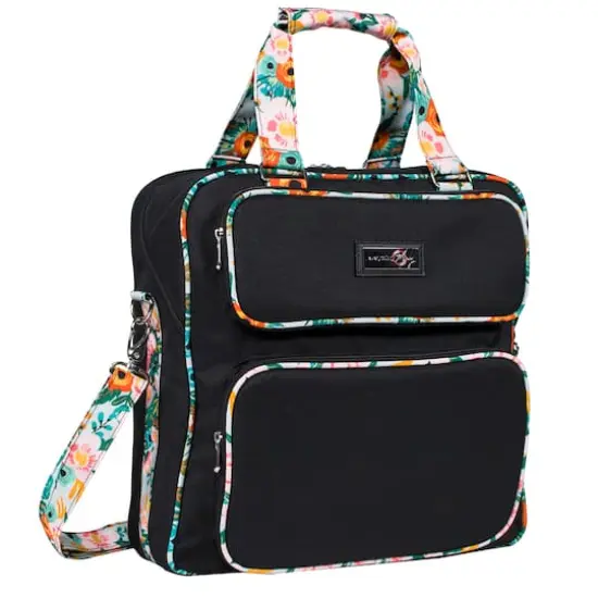 Everything Mary Black & Floral Deluxe Scrapbook Carrying Case {1}
