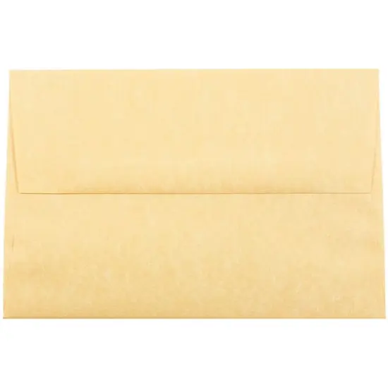 JAM Paper A8 Parchment Invitation Envelopes, 50ct. Antique Gold {1}