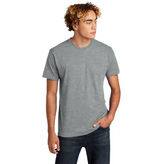 Next Level Neutrals Unisex CVC T-Shirt Dark Heather Gray {4}