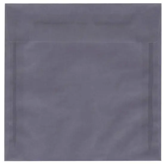 JAM Paper 8" x 8" Square Translucent Vellum Invitation Envelopes, 25ct. Ocean Blue {2}