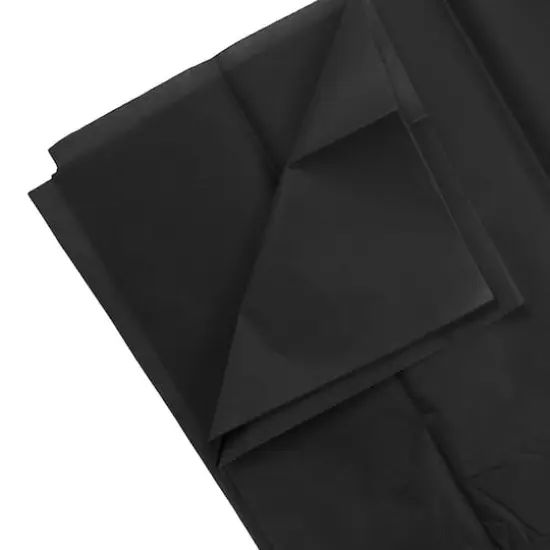 JAM Paper 20" x 26" Tissue Paper, 2 Packs of 10 Sheets Black {5}